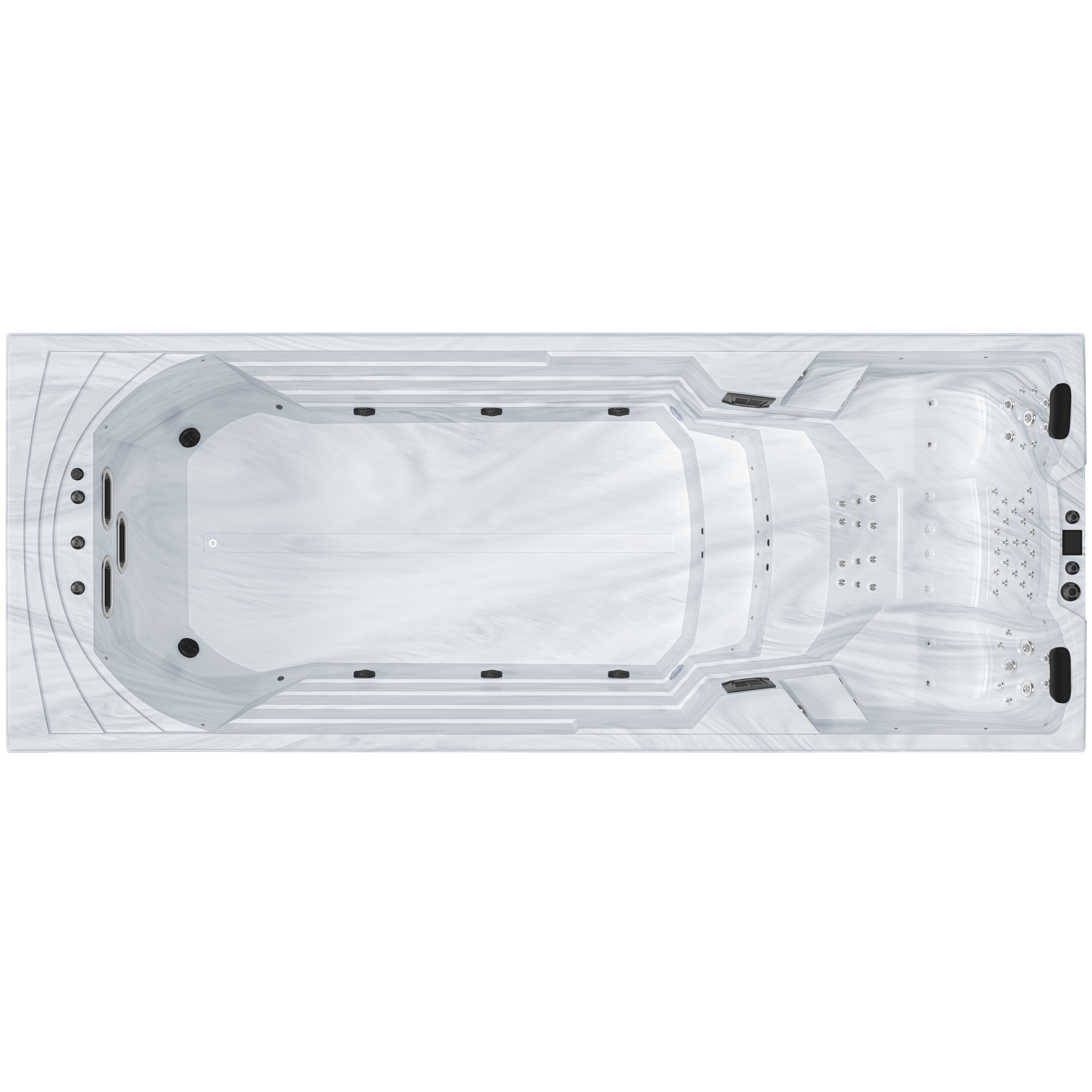 Swim Spa Denver LONG 155cm Plus **Platin Version**